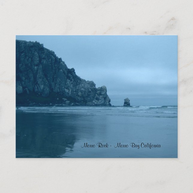 Morro Rock -  Morro Bay California Postcard (Front)