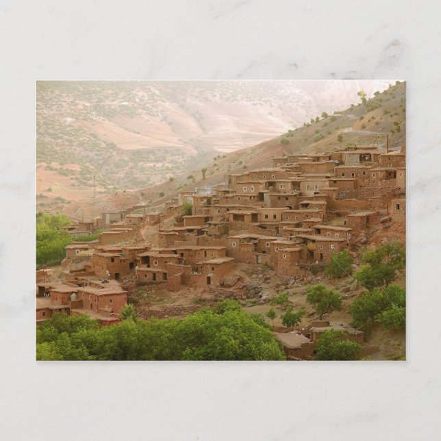 Morroco Berber village Postcard (Front)
