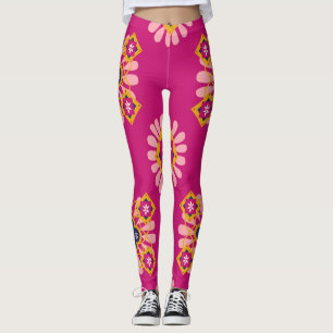 Morroco Tile Traditional Marrakech Leggings