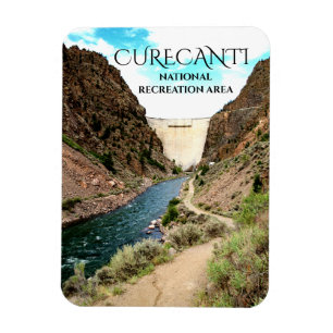 Morrow Point Dam, Curecanti NRA, Gunnison River  Magnet