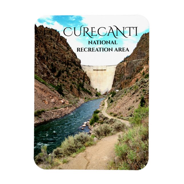Morrow Point Dam, Curecanti NRA, Gunnison River  Magnet (Vertical)