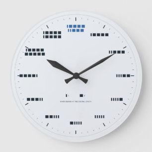 Morse Code Clock - True Signal Length, Frost