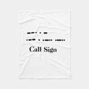 Morse Code "Get Well" Fleece Blanket. Customise It Blanket