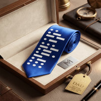 Morse Code "I Am a Smartass" Funny Cool Blue