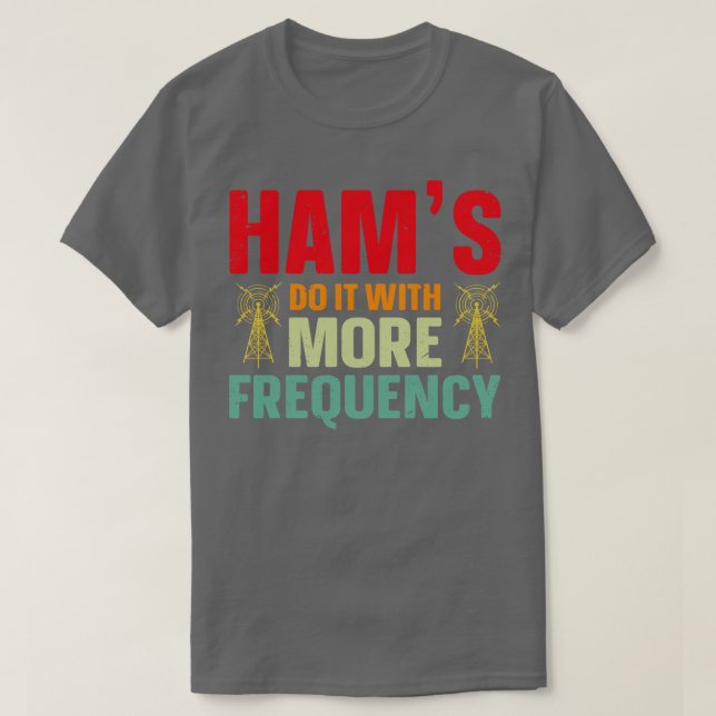 Morse Code Radio Ham Amateur Radio Operator Gift ( T-Shirt (Design Front)
