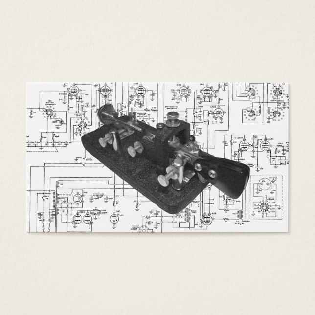 Morse Code Radio Key Schematic (Front)
