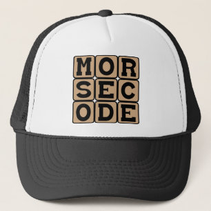 Morse Code, System of Dots and Dashes Trucker Hat