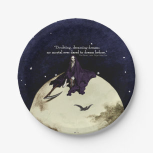 Mortality and the Moon Paper Plate