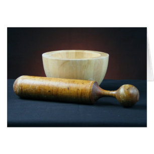 Mortar and Pestle Blank Card