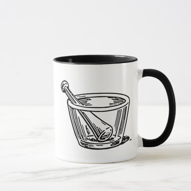 Mortar and Pestle Mug (Right)