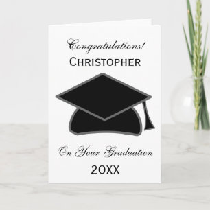 Mortar Board Graduation Card