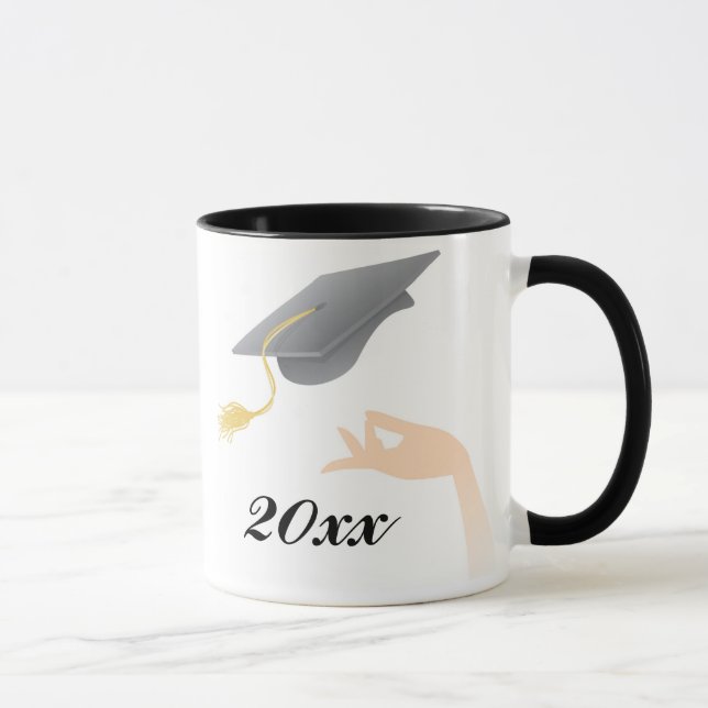Mortar Board Graduation Mug (Right)