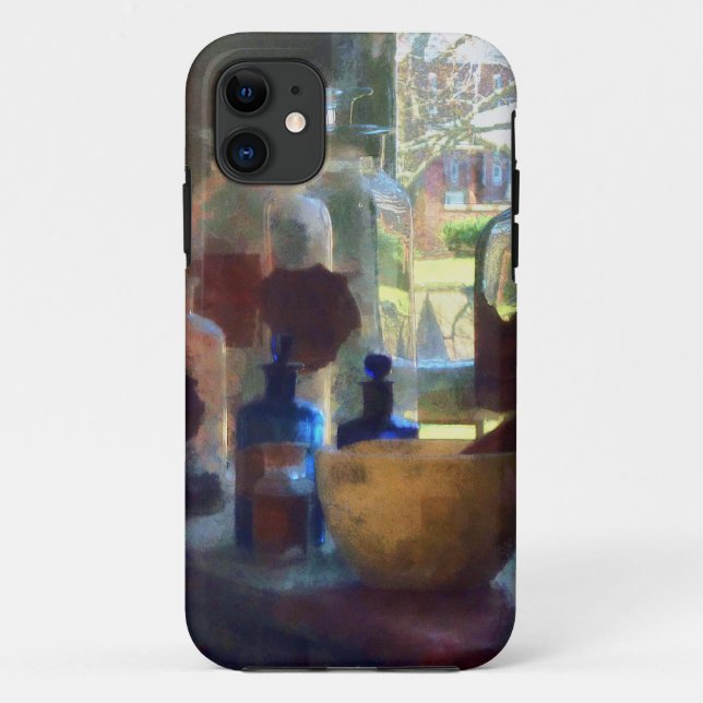 Mortar, Pestle and Bottles by Window Case-Mate iPhone Case (Back)