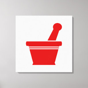 Mortar & Pestle Canvas Print