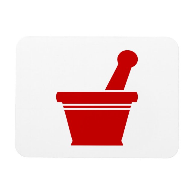 Mortar & Pestle Magnet (Horizontal)