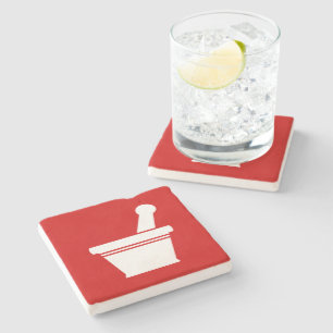 Mortar & Pestle Stone Coaster