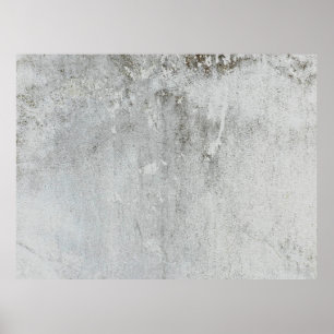 Mortar wall aged grey white black poster