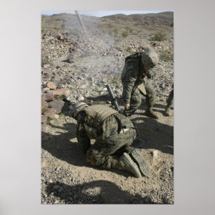 Mortarmen cover their ears and avert their eyes poster