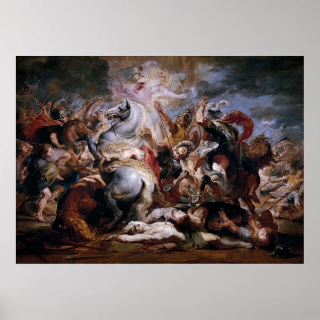 Morte di Decio Mure (Bozzetto) by Peter Paul Ruben Poster (Front)