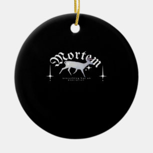 Mortem Whimsigoth Moody Art Ceramic Tree Decoration