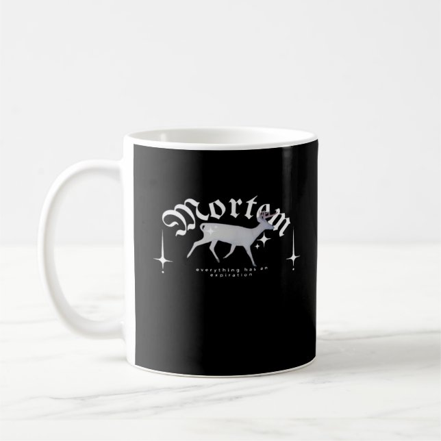 Mortem Whimsigoth Moody Art Coffee Mug (Left)