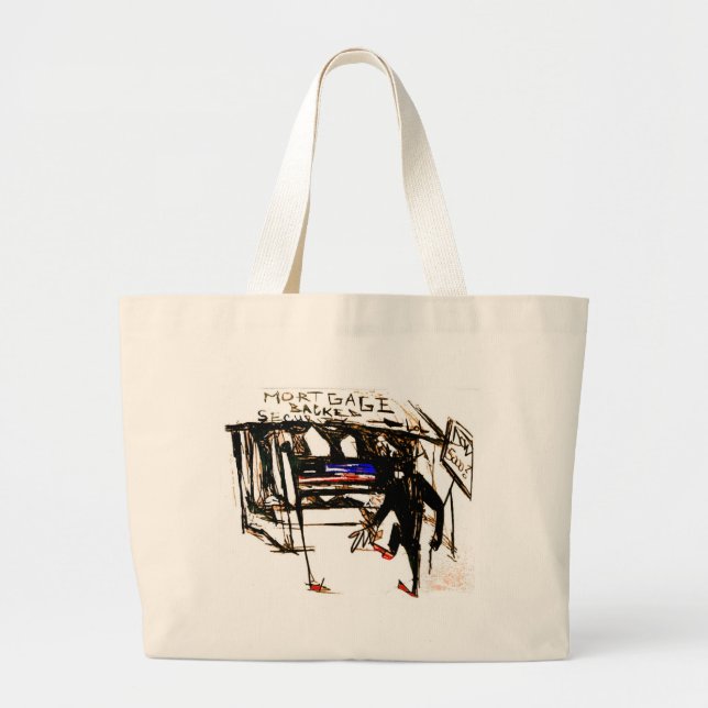 mortgage backed security large tote bag (Front)