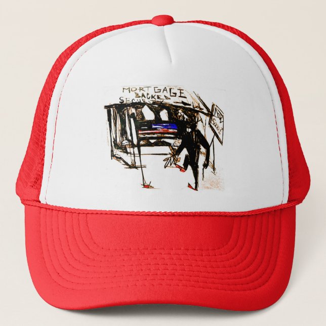 mortgage backed security trucker hat (Front)