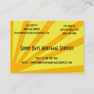 Mortgage Broker Business Card