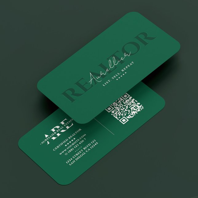 Mortgage Broker Realtor Real Estate Hunter Green Business Card (Mortgage Broker Realtor Real Estate Hunter Green Business Card
)