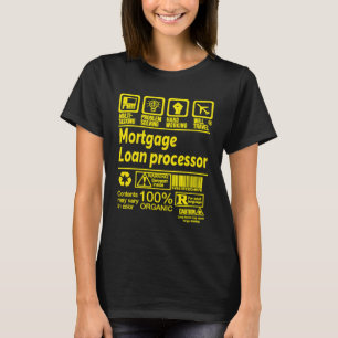 MORTGAGE LOAN PROCESSOR SOLVE PROBLEMS T-Shirt