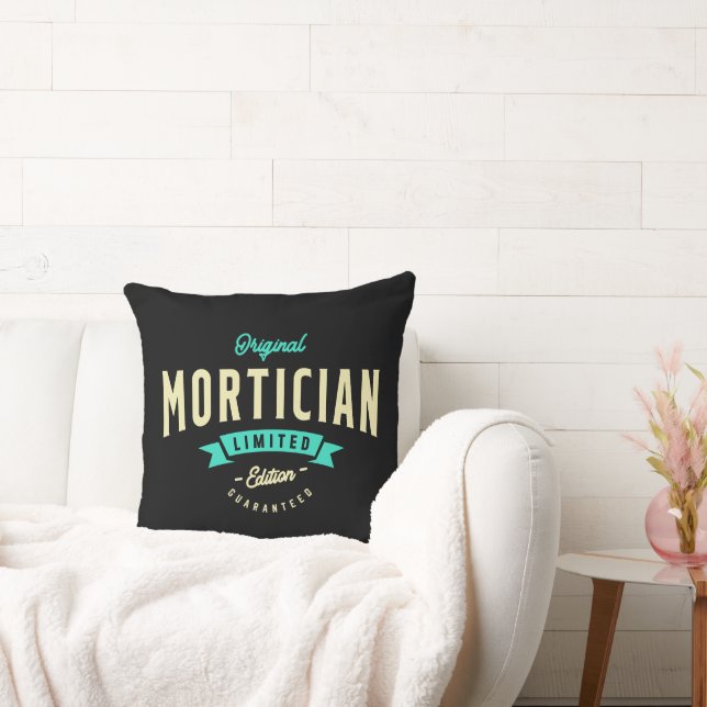Mortician Funny Job Title Profession  Cushion (Couch)