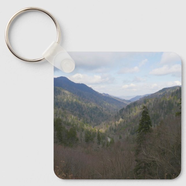 Morton Overlook at Great Smoky Mountains Key Ring (Front)