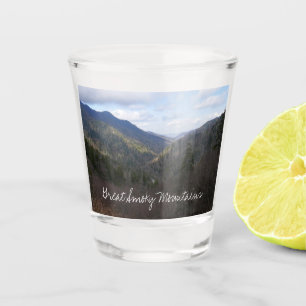 Morton Overlook at Great Smoky Mountains Shot Glass