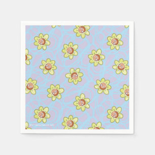 Morty Flower Pattern Napkin