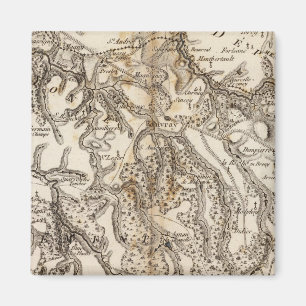 Morvan Atlas Map Magnet