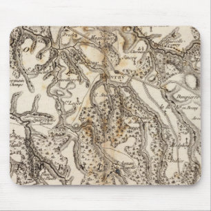 Morvan Atlas Map Mouse Pad