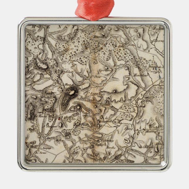 Morvan Metal Tree Decoration (Front)