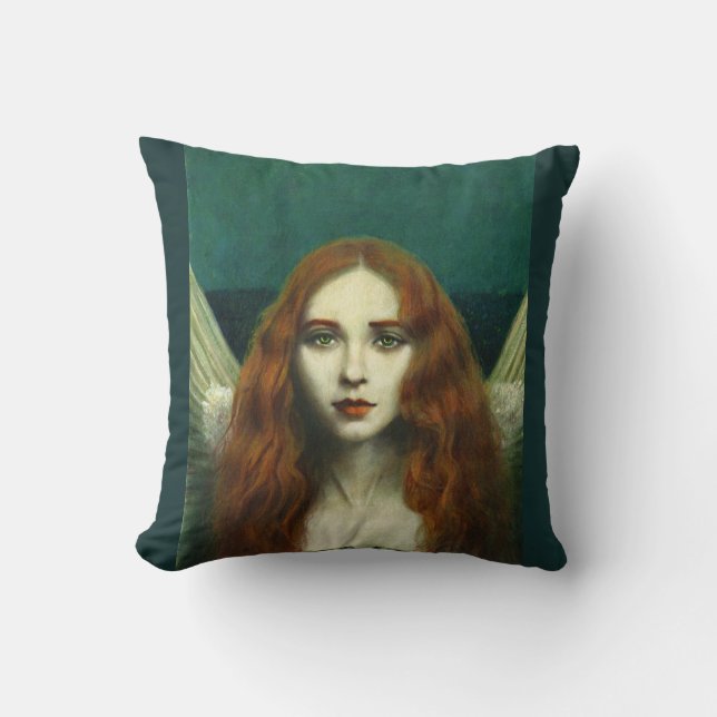 Morvoren Mermaid Throw Cushion (Front)
