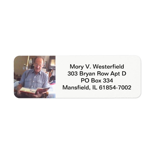 Mory V. Westerfield return address labels (Front)
