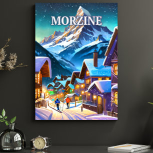 Morzine, jewel of the French Alps Poster
