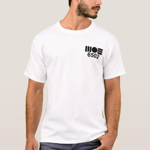 MOS 6502 CPU with pin configuration - double sided T-Shirt