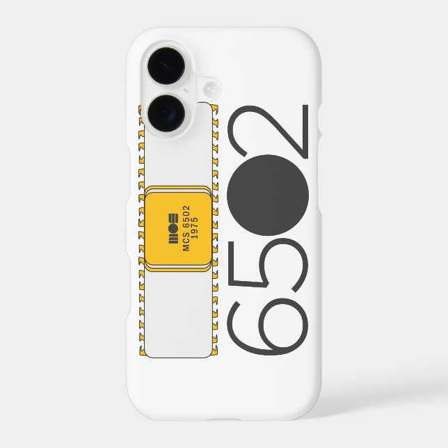 MOS 6502 phone case (Back)