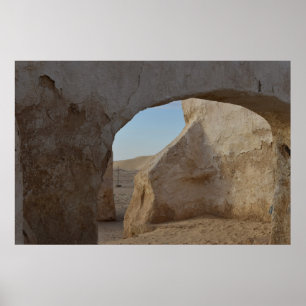 Mos Espa on planet Tatooine Poster