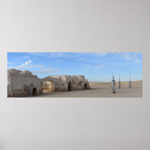 Mos Espa on planet Tatooine Poster