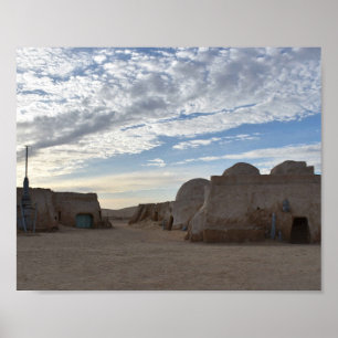 Mos Espa on planet Tatooine  Poster