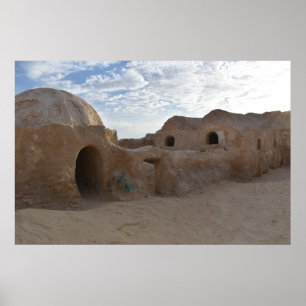 Mos Espa on planet Tatooine  Poster