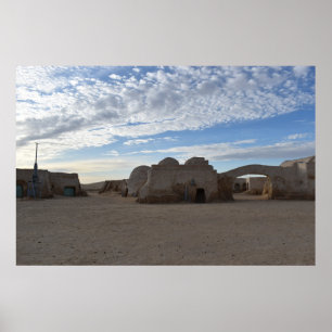 Mos Espa on planet Tatooine Poster