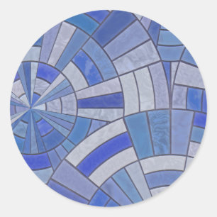 Mosaic 4 TPD Classic Round Sticker