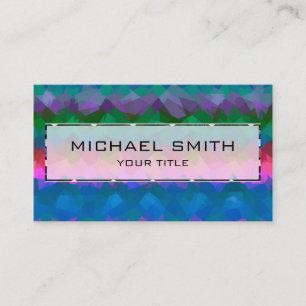 Mosaic Abstract Art #13 Business Card