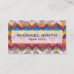 Mosaic Abstract Art #14 Business Card